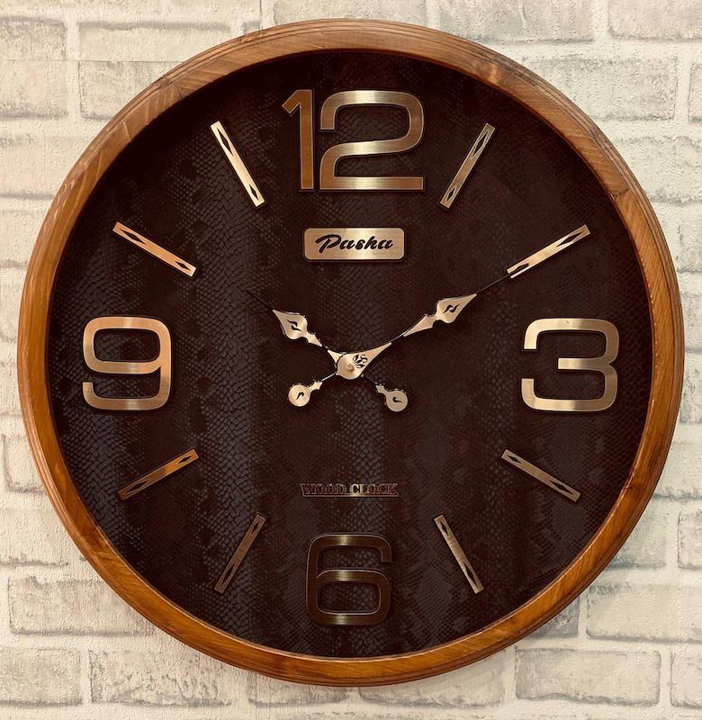 ساعت دیواری چوبی برند پاشا