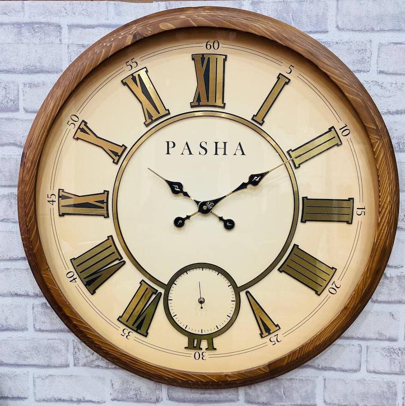 ساعت دیواری چوبی برند پاشا