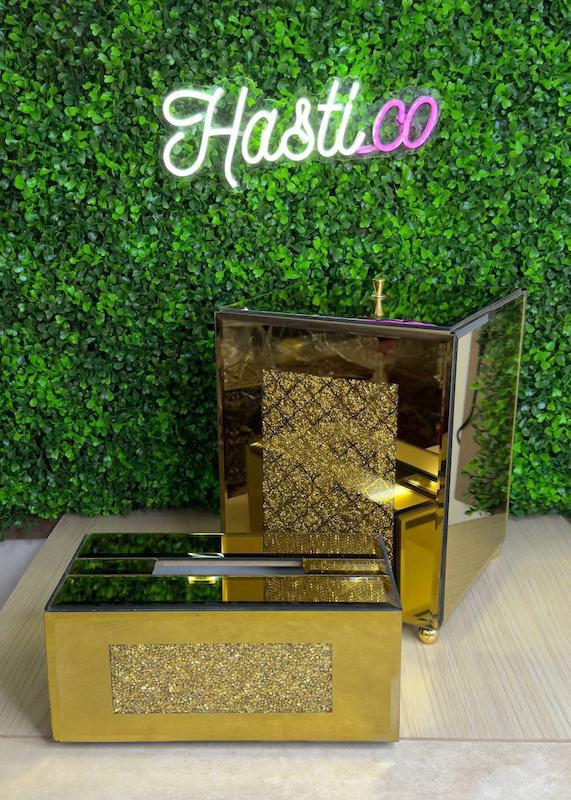 سطل و دستمال اینه ای برند لاکچری