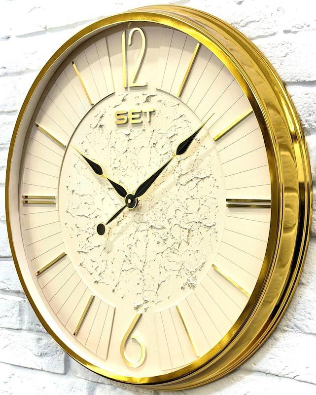 ساعت دیواری فلزی برند ست 