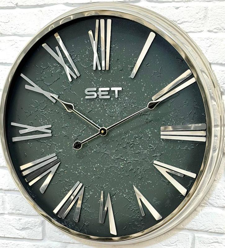 ساعت دیواری فلزی برند ست