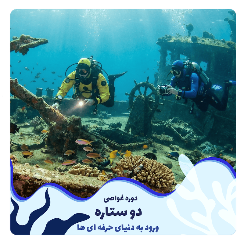 آموزش غواصی دو ستاره