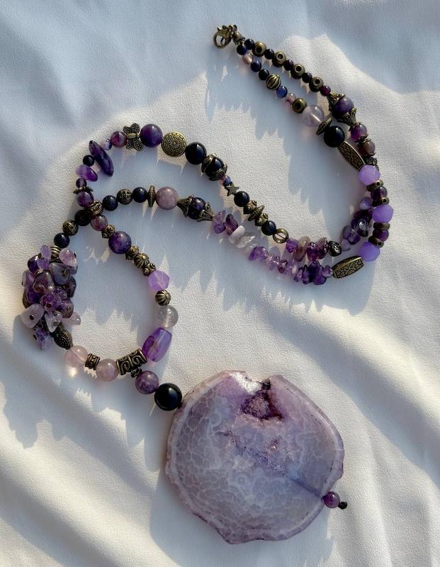 گردنبند سنگ عقیق