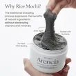 ژل شستشوی موچی برنج و چای سیاه آرنسیا Arencia Black Tea Yuzu Rice Mochi Cleanser