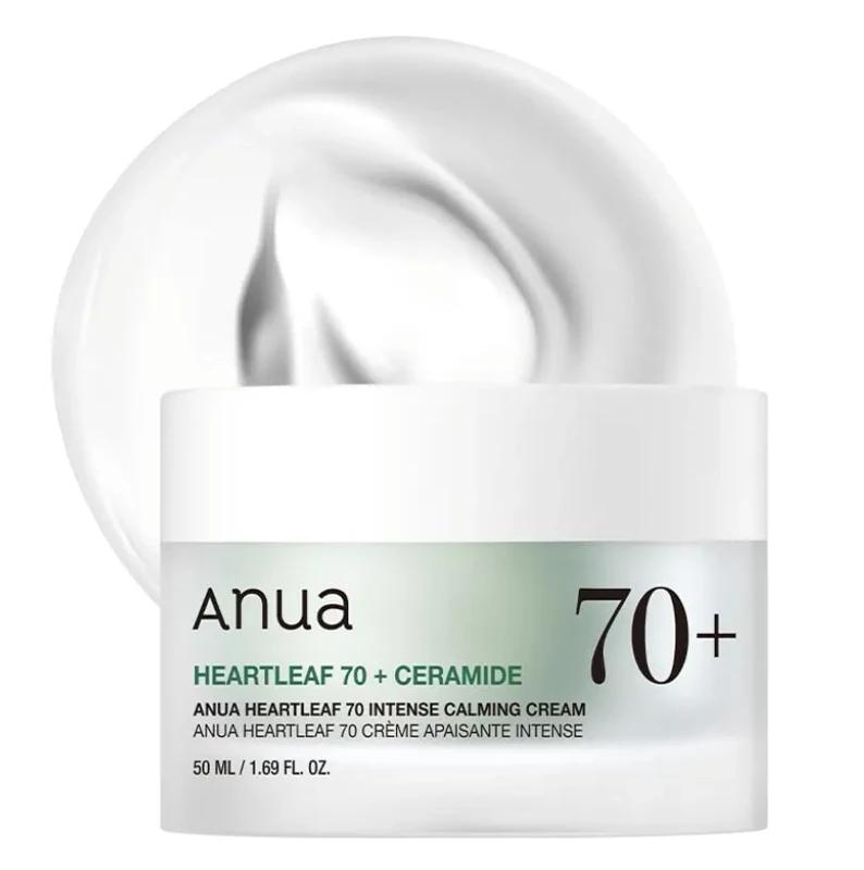 کرم مرطوب کننده و تسکین دهنده آنوا ANUA Heartleaf 70% Intense Calming Cream