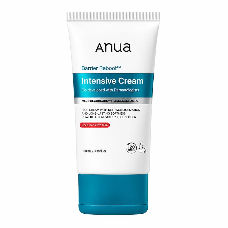 کرم بریر ریبوت آنوا ترمیم‌کننده قوی سد پوستی و آبرسان ۱۲۰ ساعته ANUA Barrier Reboot Intensive Cream
