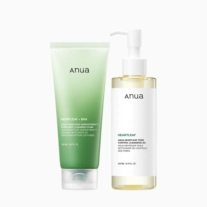 ست شوینده 2 مرحله ای آنوا پاکسازی و رفع منافذ عمیق ANUA Pore Control DUAL CLEANSING SET