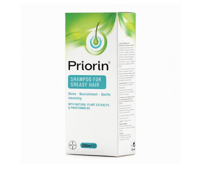 شامپو ضد ریزش پریورین مناسب مو های چرب 200 میل Priorin Shampoo for oily hair