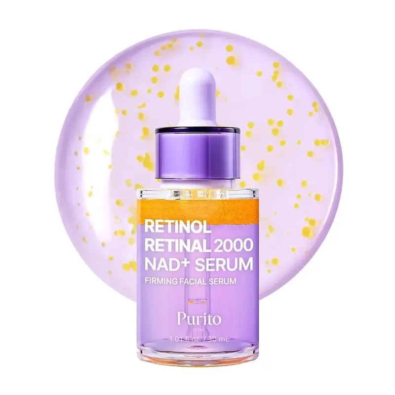 سرم رتینول و رتینال 2000 و NAD پوریتو ضدچروک،سفت‌کننده و بهبود بافت پوست PURITO SEOUL Retinol Retinal 2000 NAD+ Serum