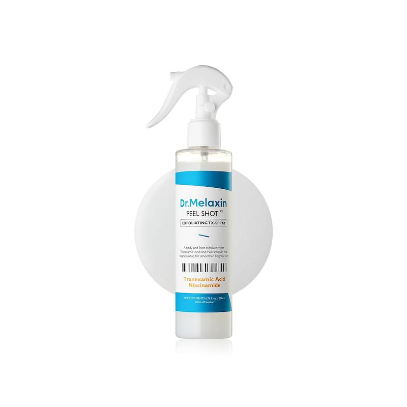 اسپری پیل شات بدن TX دکتر ملاکسین لایه بردار و روشن کننده Dr.Melaxin EXFOLIATING PEEL SHOT SPRAY