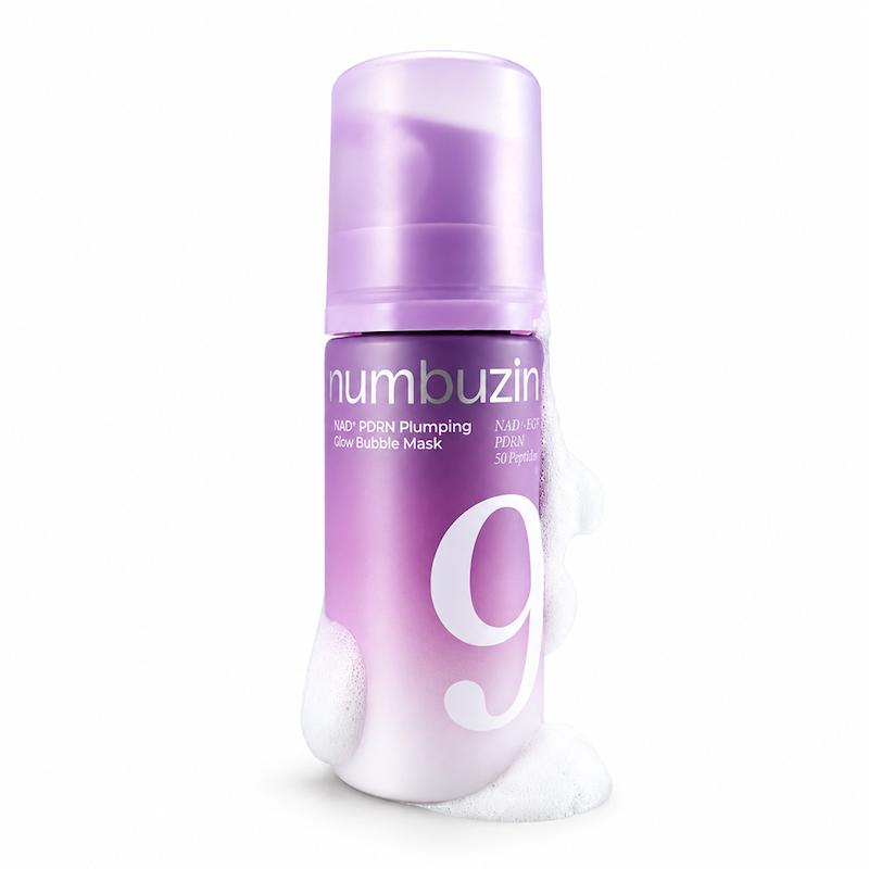 ماسک حبابی جوانساز NAD و PDRN و EGF نامبوزین numbuzin No.9 NAD+ PDRN Plumping Glow Bubble Mask