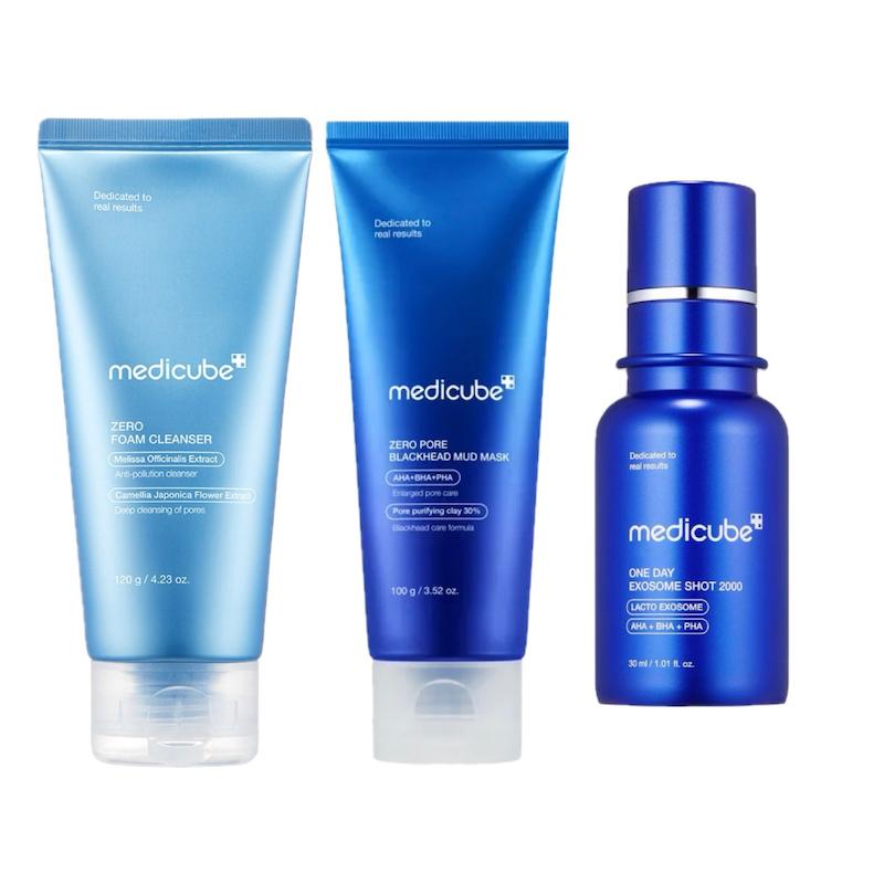 ست رفع منافذ و سرسیاه مدی کیوب-Medicube zero pore blackhead mud mask