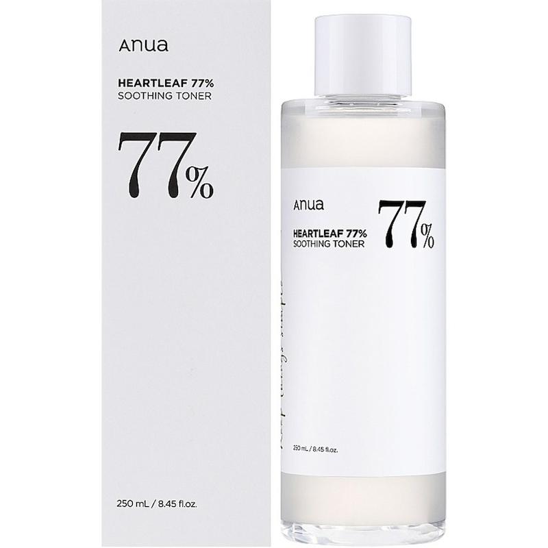 تونر آبرسان و تسکین دهنده آنوا +77- Anua 77+ Hertleaf Hyaluron 