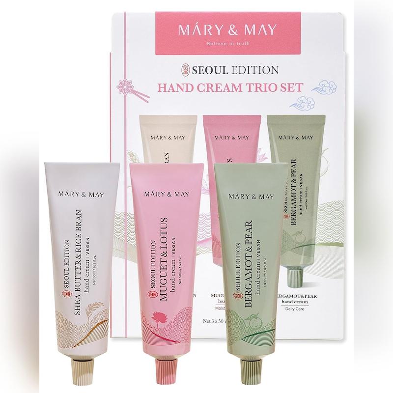 ست کرم دست سئول ادیشن مری اند می Mary&May Seoul Edition Hand Cream Trio Set