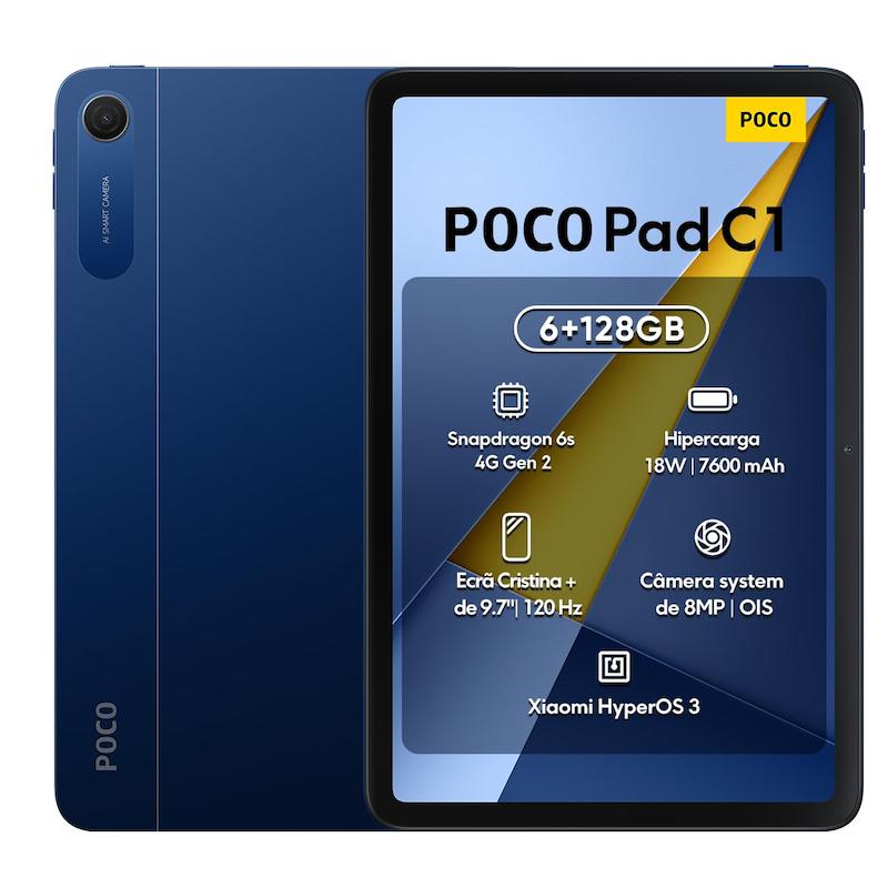 تبلت 9.7 اینچ شیائومی مدل Poco Pad C1 Wi-Fi ظرفیت 128 گیگابایت و رم 6 گیگابایت