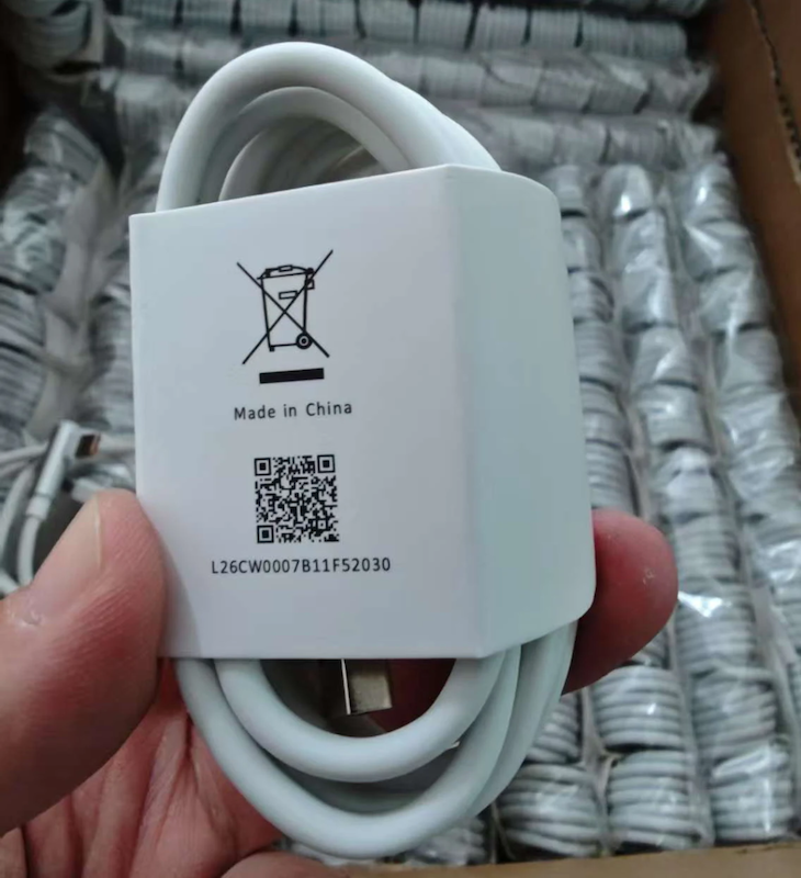 کابل شارژ ۶۷وات شیائومی100% اورجینال اصلی درصد/ثانیه شمار 