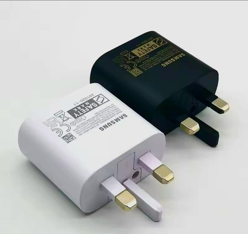 شارژر سامسونگ مدل EP-TA800 توان 25 وات سه پین همراه کابل اصل+NFCوارسال رایگان