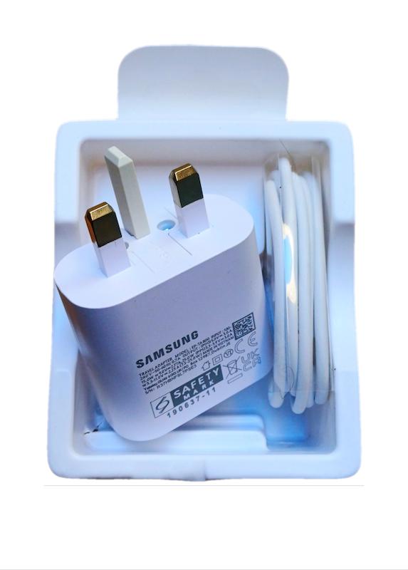 شارژر سامسونگ مدل EP-TA800 توان 25 وات سه پین همراه کابل اصل+NFCوارسال رایگان