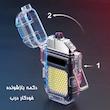 فندک  الکتریکی شارژی چراغ قوه دار(مدل پلاسمایی)