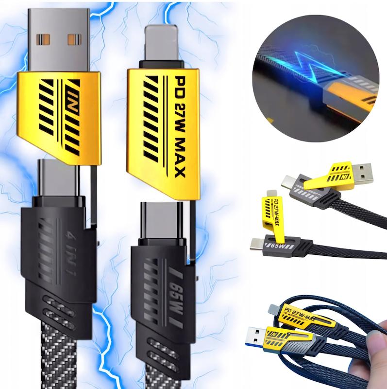 کابل ۴کاره برزنتی 67وات اصلی سوپر فست دیتاپلاس 