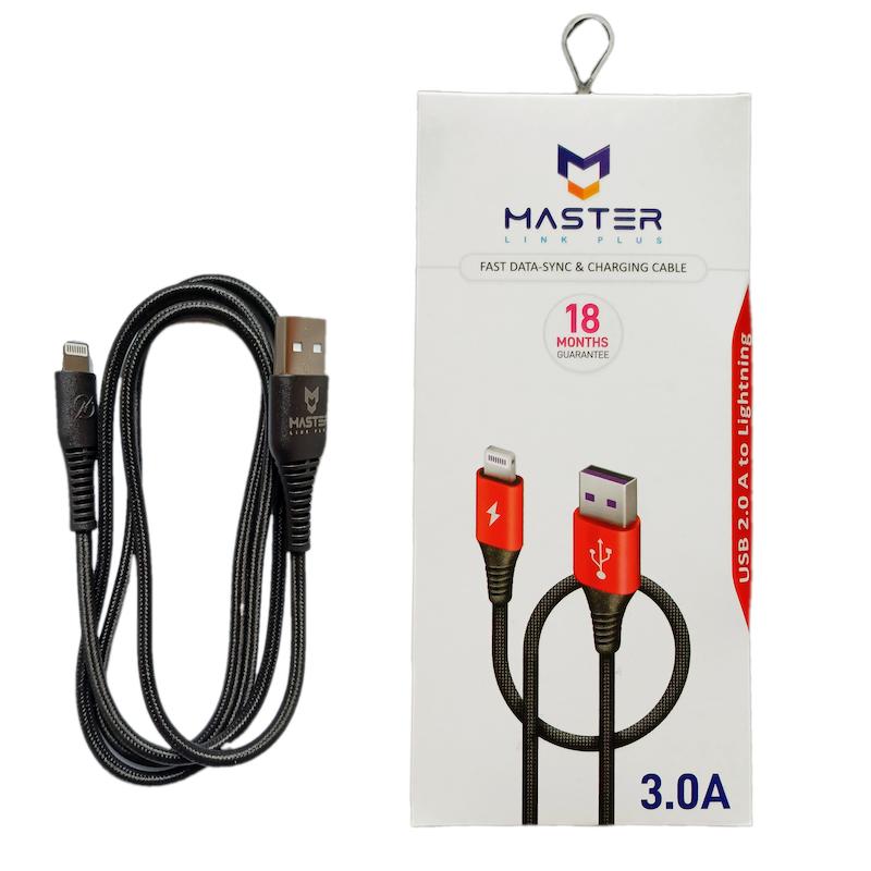 کابل مَستر آیفون (لایتنینگ)۱۸ماه گارانتی ETM003