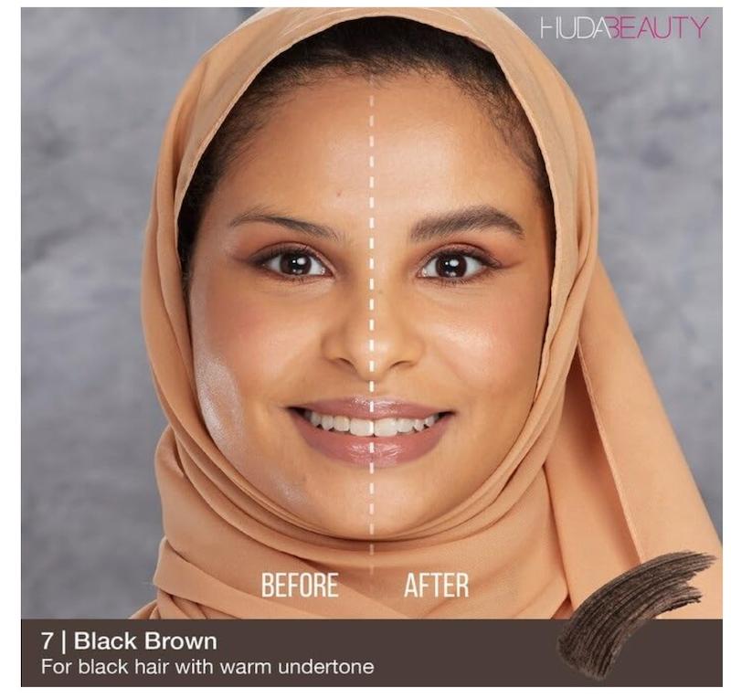 ریمل و ژل ابرو هدی بیوتی Black/Brown