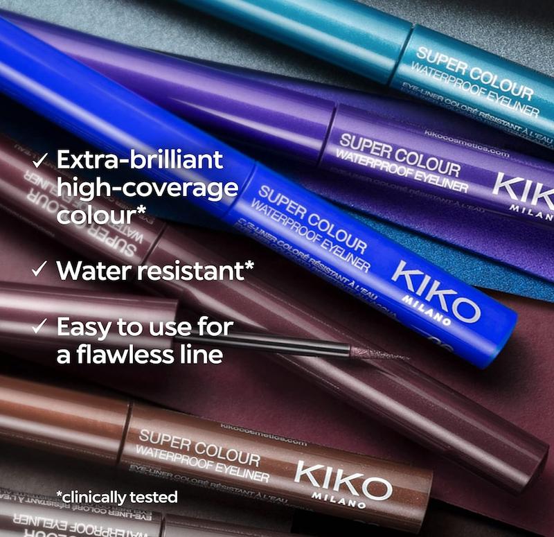 خط چشم ضد آب سوپرکالر کیکو میلانو KIKO Milano