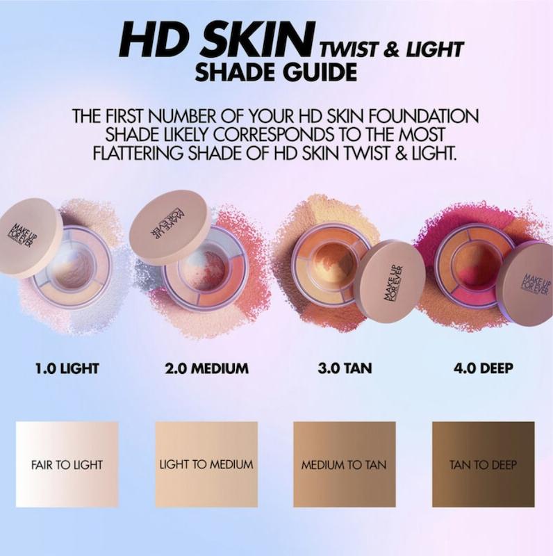پودر فیکس HD Skin Twist & Light – میکاپ فوراور Make Up For Ever 
