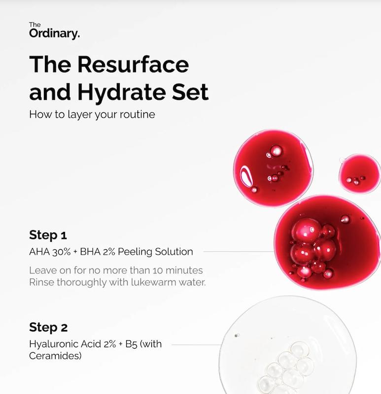 The Ordinary- The Resurface & Hydrate Set