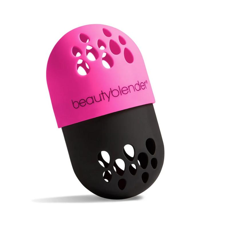  محافظ زیبایی خانگی و سفر، قابلیت ترابرد آسان، محافظ قابل استفاده برای Beautyblender و ابزار آرایشی مشابه، محافظ ارگونومیک آرایشی.