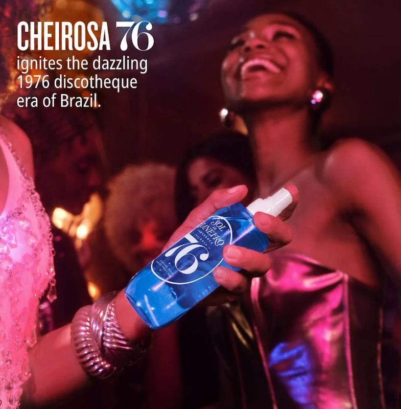 Cheirosa 76, Cheirosa 76 Perfume Mist, عطر میست Cheirosa 76, عطر میست سول ده ژانِیِرو, Sol de Janeiro Cheirosa 76, عطر شبانه, perfume mist, body mist, عطر بدنی, رایحه توت سیاه, black currant perfume, یاس نیمه‌شب, midnight jasmine scent, وانیل کرم, vanilla crème fragrance, amber woods, پچولی کاراملی, caramelized patchouli, عطر دیسکویی, عطر مناسب مهمانی, عطر وگان, cruelty free perfume, vegan friendly perfume, عطر بدون پارابن, paraben free perfume, phthalate free, عطر قابل ریفیل, refill perfume mist, اسپری بدنی 240ml, اسپری بدنی 90ml, Cheirosa 76 refill, رایحه گرم و مخملی, intoxicating perfume mist, Sol de Janeiro perfume mist, عطر با نت میوه‌ای و گلی, perfume for night out, عطر هدیه‌ای, عطر پرفروش, Clean Philosophy, عطر ساخت آمریکا, body fragrance, mist parfum, spray perfume, عطر تویتی و مجلسی, عطر پچولی و کهربا, عطر توت و گلابی