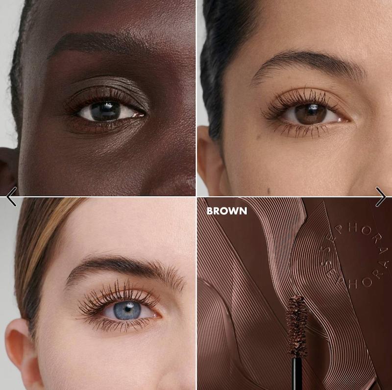 ریمل قهوه ای، ریمل سفورا قهوه ای ، ریمل سایزآپ، ریمل قهوه ای سایزآپ  Sephora Sizeup