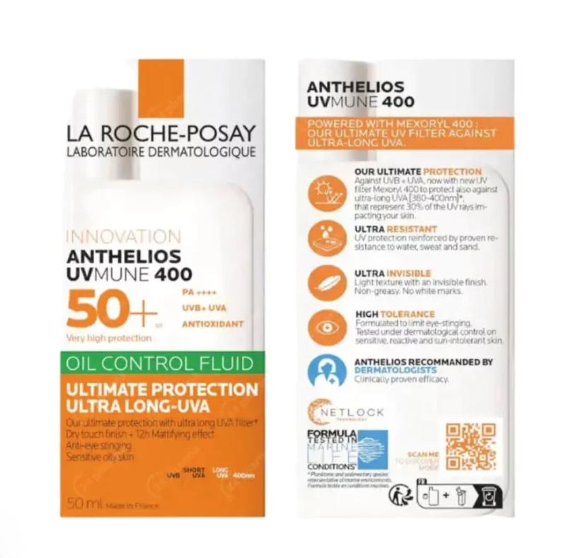 ضدآفتاب اروپایی La Roche-Posay, خرید اینترنتی Anthelios, فلوئید کنترل چربی SPF50, فلوئید ضدآفتاب بدون فلاش‌بک, ضدآفتاب برای پوست مختلط-چرب, ضدآفتاب بدون ایجاد درخشندگی, ضدآفتاب سبک و سریع جذب, ضدآفتاب برای کسانی که آرایش می‌کنند, ضدآفتاب برای پوست حساس و جوش‌دار, ضدآفتاب با ماندگاری بالا, ضدآفتاب برای پلکینگ و چشم حساس (بدون سوزش چشم)، ضدآفتاب توصیه‌شده توسط درماتولوژیست, ضدآفتاب با تکنولوژی جذب چربی, ضدآفتاب بدون پارابن (در برخی بازارها)، ضدآفتاب غیرکمدوژنیک و مناسب پوست جوش‌زا, ضدآفتاب برای استفاده روزمره و ورزشی, ضدآفتاب مقاوم به مهاجرت, ضدآفتاب برای مردان و زنان، Anthelios UVMUNE 400 Oil Control Fluid SPF50+ 50ml, فلوئید SPF50 برای پوست چرب, فلوئید UVmune برای محافظت UVA طولانی, ضدآفتاب بدون اثر سفید, ضدآفتاب فاقد درخشندگی, ضدآفتاب برای آرایشگرها و مدل‌ها, ضدآفتاب برای پوست ترکیبی, ضدآفتاب برای پوست ایرانی, ضدآفتاب مناسب آب و هوای مرطوب, راهنمای انتخاب ضدآفتاب برای پوست چرب, نکات استفاده ضدآفتاب Oil Control, مقایسه ضدآفتاب‌ها برای پوست چرب, بهترین ضدآفتاب روزمره برای آرایش، ضدآفتاب مقاوم و مات، ضدآفتاب با فیلتر اختصاصی Mexoryl، ضدآفتاب با Airlicium و نتلاک، ضدآفتاب تخصصی صورت، ضدآفتاب با حفاظت گسترده UVA/UVB.