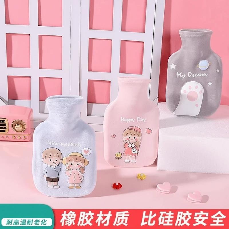 کیسه آبگرم مخمل سایز کوچک