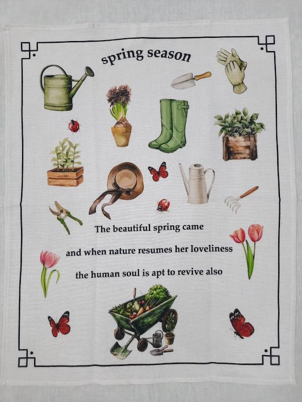 دستمال آشپزخانه                 🌷                        spring essence