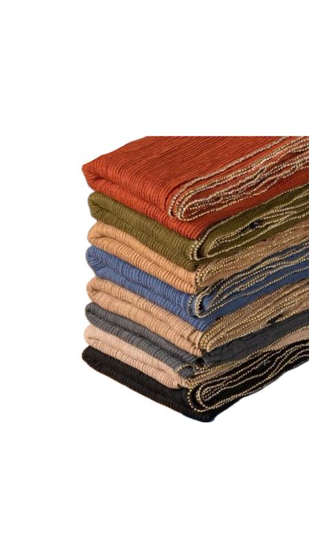 شال برشکا حاشیه زیپی 