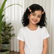 یک جفت گیره طرح گل سیلیکونی