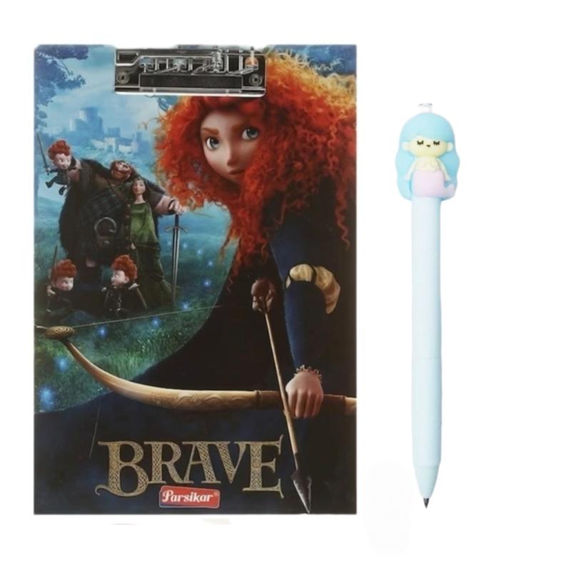 تخته شاسی A4 پارسیکار طرح Brave به همراه اتود فانتزی