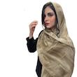 شال برشکا طرح دار منگوله دار