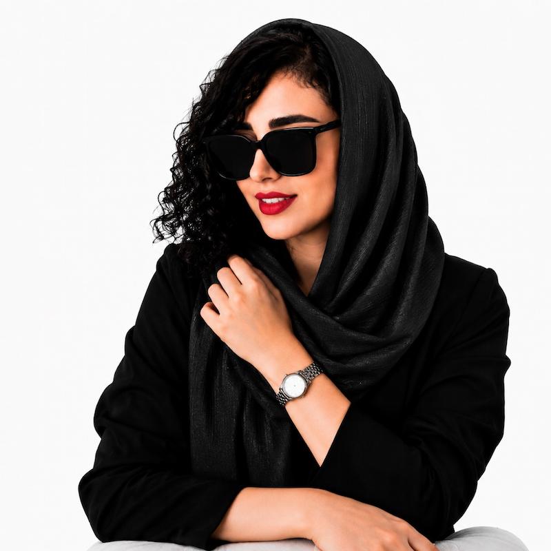 شال زنانه کریستال کریشه براق منگوله دار