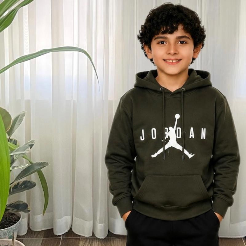 هودی بچگانه پسرانه طرح جردن (Jordan) کلاه دار