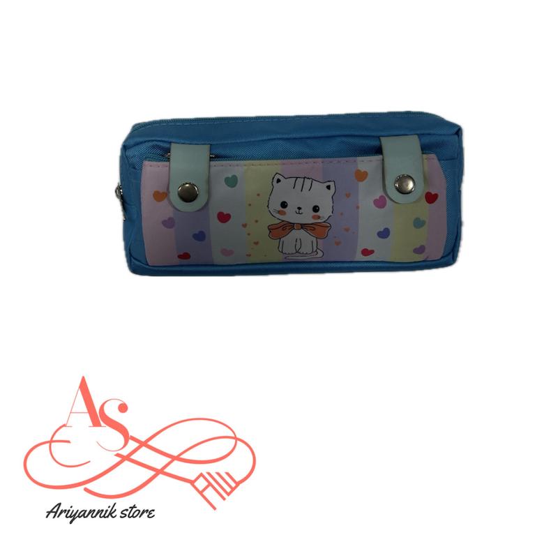 جامدادی سه زیپ طرح گربه