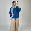 شومیز باکسی طرحدار 