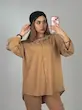 شومیز مانتویی پفکی پاستیلی