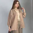 شومیز مانتویی شنل دوزی 
