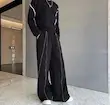 شلوار بگ اسپرت زنانه جلو زیپ 