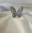 انگشتر جواهری پروانه 