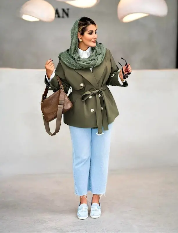 ترنچ کت بارونی 