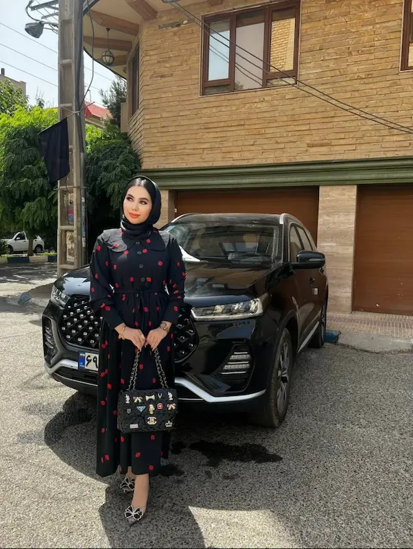 پیراهن توت فرنگی زنانه 