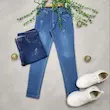 شلوار اسکینی زنانه جین اصلی 